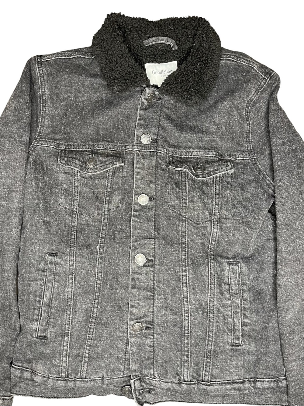 Goodfellow & Co Charcoal Gray Sherpa-Trim Jacket - Picture 3 of 7